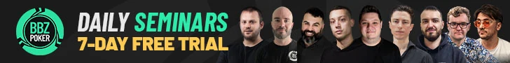 BBZ Poker daily seminars. Start a 7-day free trial.