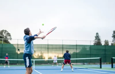 A person playing Tennis