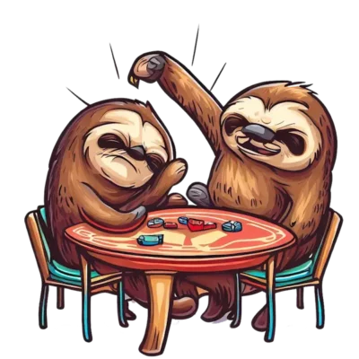 Poker Knockout Sloths